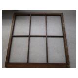 VINTAGE SOLID WOOD WINDOW FRAME