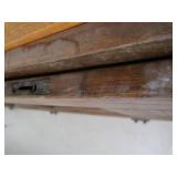 2 SOLID WOOD MULTIPANED DOORS