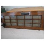 2 SOLID WOOD MULTIPANED DOORS