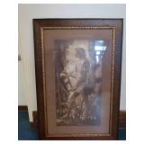 FRAMED SIR GALAHAD PRINT