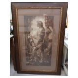 FRAMED SIR GALAHAD PRINT
