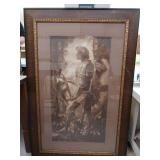 FRAMED SIR GALAHAD PRINT