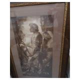 FRAMED SIR GALAHAD PRINT
