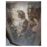 FRAMED SIR GALAHAD PRINT