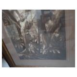 FRAMED SIR GALAHAD PRINT