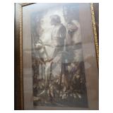 FRAMED SIR GALAHAD PRINT