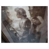 FRAMED SIR GALAHAD PRINT
