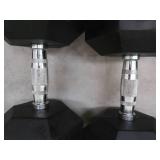 PAIR OF 60 LB DUMBBELLS