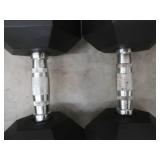 PAIR OF 45 LB DUMBBELLS