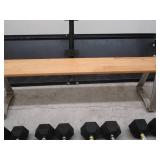 WEIGHT ROOM BENCH