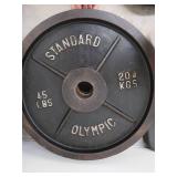 2 -45 LB BARBELL WEIGHTS