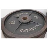 2 -45 LB BARBELL WEIGHTS