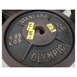 2 -35 LB BARBELL WEIGHTS