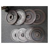 4 5 LB WEIGHTS AND 4 10 LB WEIGHTS