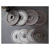 4 5 LB WEIGHTS AND 4 10 LB WEIGHTS