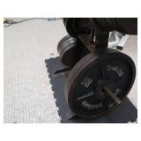 WEIGHT RACK W/WEIGHTS
