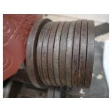 WEIGHT RACK W/WEIGHTS