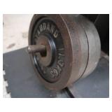 WEIGHT RACK W/WEIGHTS