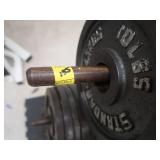 WEIGHT RACK WITH WEIGHTS