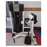 LIFE FITNESS ABDOMINAL MACHINE