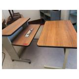 STUDENT COMPUTER DESK AND MATCHING TABLE