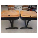 2 MATCHING STUDENT DESKS