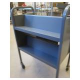 1 SMALL ROLLING CART AND FILE CABINET