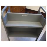 1 SMALL ROLLING CART AND FILE CABINET