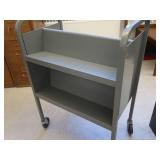 1 SMALL ROLLING CART AND FILE CABINET
