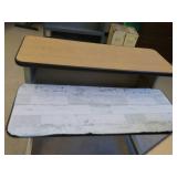 2 ROLLING COMPUTER DESKS