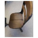 2 VINTAGE STUDENT DESKS