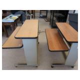 ROLLING STUDENT COMPUTER DESKS