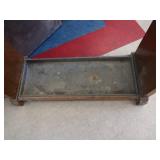 VINTAGE/ANTIQUE WOODEN UMBRELLA RACK? AND CARD TABLE