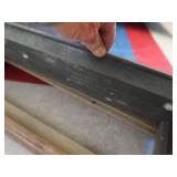 VINTAGE/ANTIQUE WOODEN UMBRELLA RACK? AND CARD TABLE