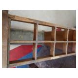 VINTAGE/ANTIQUE WOODEN UMBRELLA RACK? AND CARD TABLE