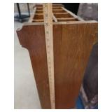 VINTAGE/ANTIQUE WOODEN UMBRELLA RACK? AND CARD TABLE