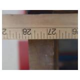 VINTAGE/ANTIQUE WOODEN UMBRELLA RACK? AND CARD TABLE