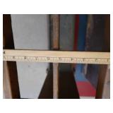 VINTAGE/ANTIQUE WOODEN UMBRELLA RACK? AND CARD TABLE