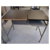 COMPUTER TABLE AND LIBRARY CART