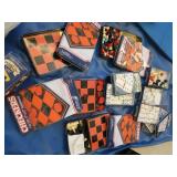 BLUE MAT COVERS, GAMES, ASSORTED MATS