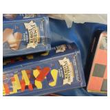 BLUE MAT COVERS, GAMES, ASSORTED MATS