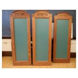 3 STANDING SOLID WOOD DIVIDERS