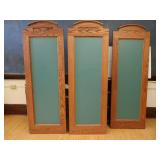 3 STANDING SOLID WOOD DIVIDERS