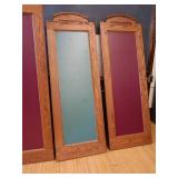 3 STANDING SOLID WOOD DIVIDERS