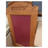 4 SMALL SOLID WOOD STANDING DIVIDERS