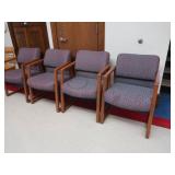 4 CUSHIONED CHAIRS