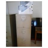 METAL FILE CABINET AND PRINTER INK CARTRIDGES