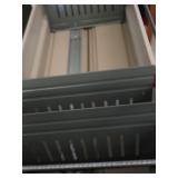 METAL FILE CABINET AND PRINTER INK CARTRIDGES