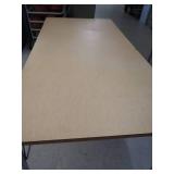 LARGE WOOD TOP TABLE