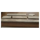 GRANITE PIECES WITH VINTAGE METAL CAN